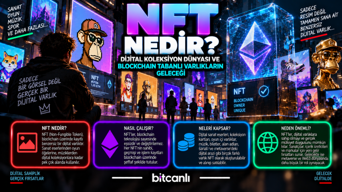 NFT Nedir? Dijital Koleksiyon Dünyası ve Blockchain Tabanlı Varlıkların Geleceği
